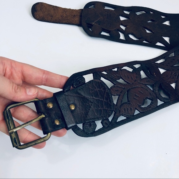 Anthropologie Accessories - Anthropologie Motif 56 Leather Waist Belt